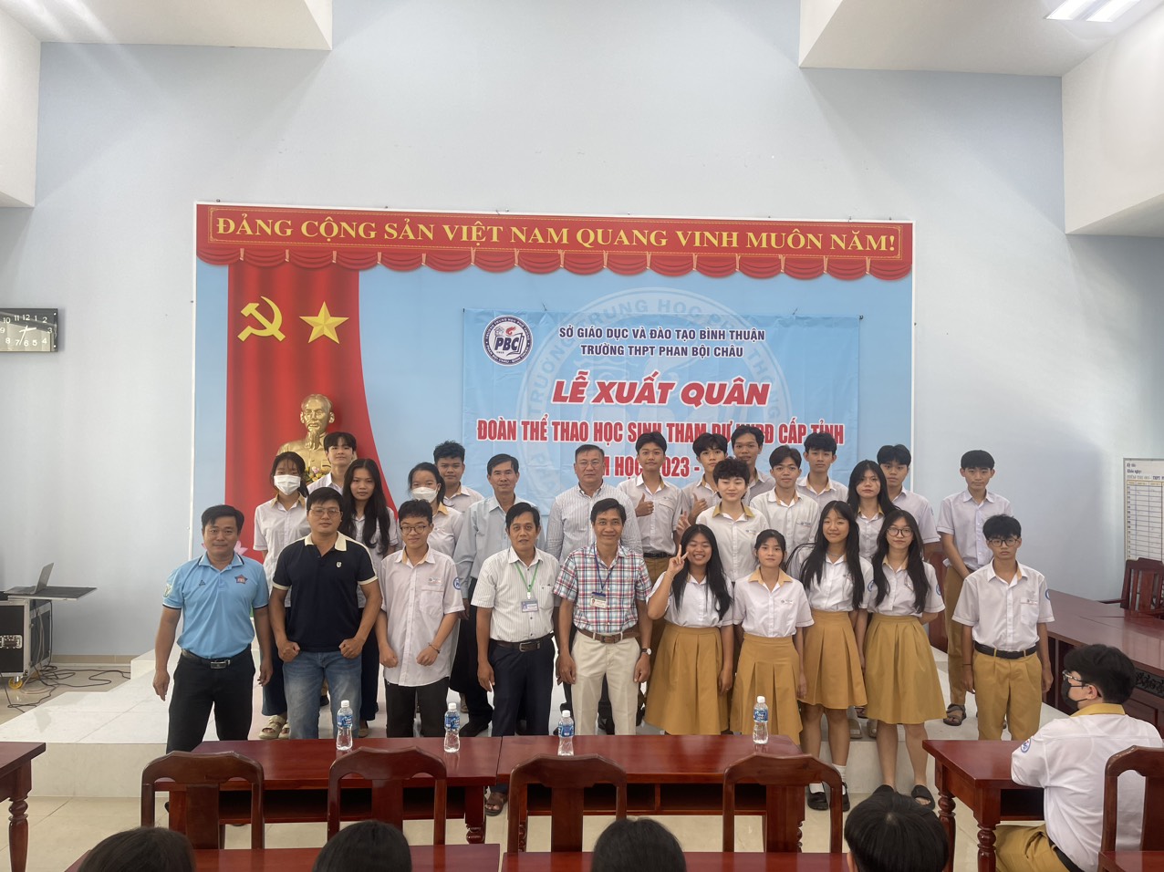 Lễ xuất quân tham dự Hội khỏe Phù Đổng tỉnh Bình Thuận lần thứ XVI